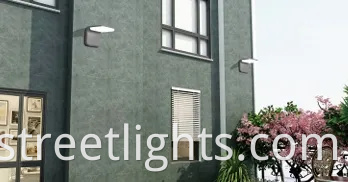 Factory Price Outdoor Decorative Solar Wall Lamp LED Garden Spot Light Design Wall-Mounted Light for Landscaping Patios and Decks Walkways and Pathways